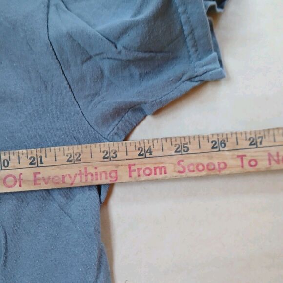 TLC Band Diggin' On You T Shirt XL Gray Cotton Cropped Raw Hem Short Sleeve - Picture 6 of 7